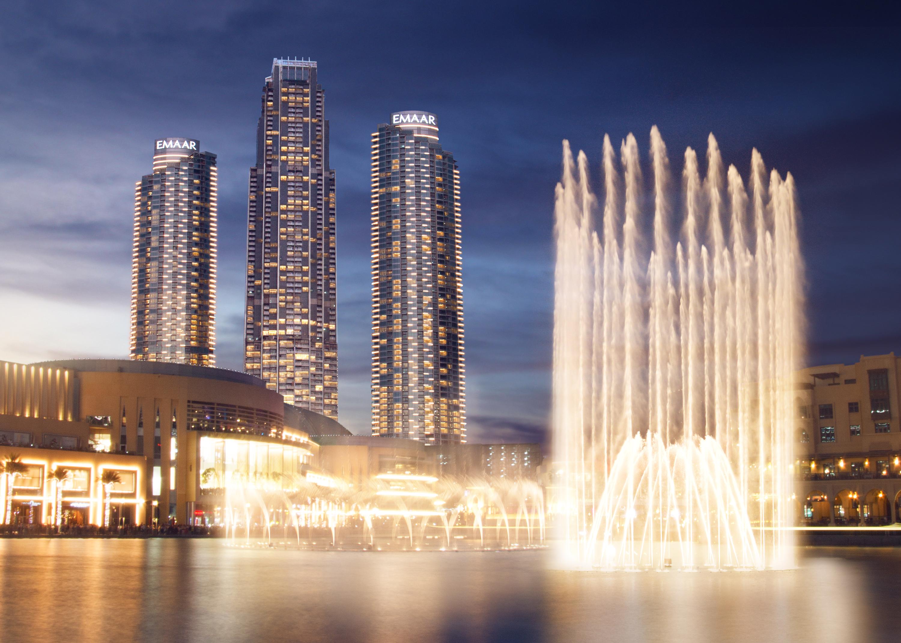 Address Dubai Mall Екстер'єр фото Fountain at the complex