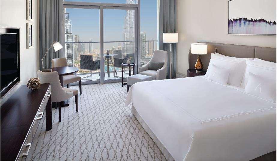 Готель Address Dubai Mall Номер фото A guest room at the hotel