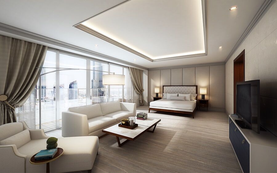 Address Dubai Mall Екстер'єр фото A bedroom