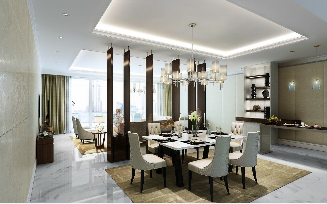 Address Dubai Mall Екстер'єр фото A dining room