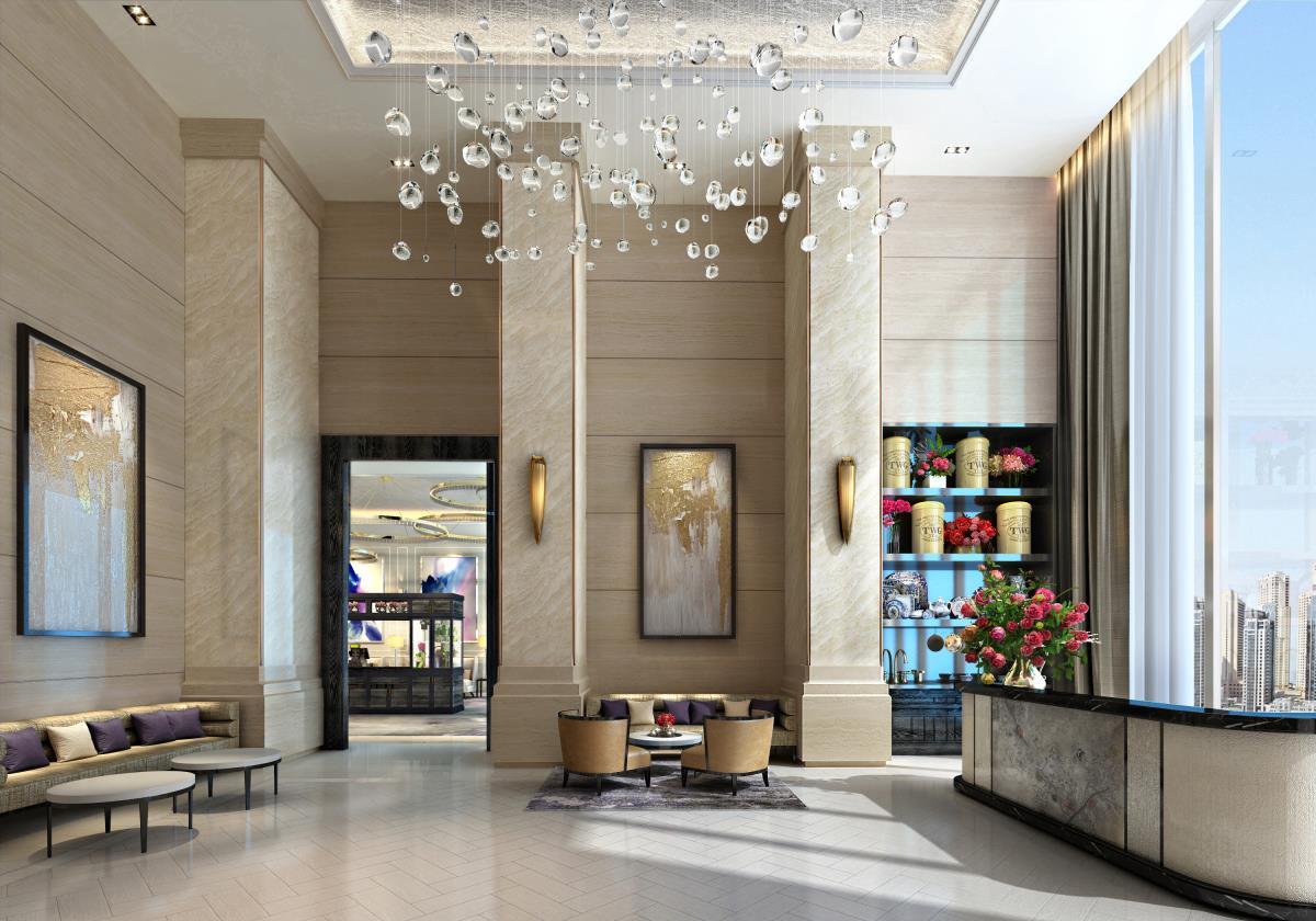 Готель Address Dubai Mall Екстер'єр фото The lobby